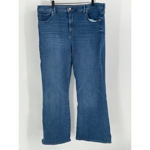 Express Jeans Flare Women’s Size 18 Blue High‎ Rise